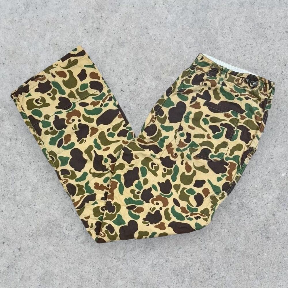 Vintage 70’s Lightweight Frogskin Camo Hunting Pants